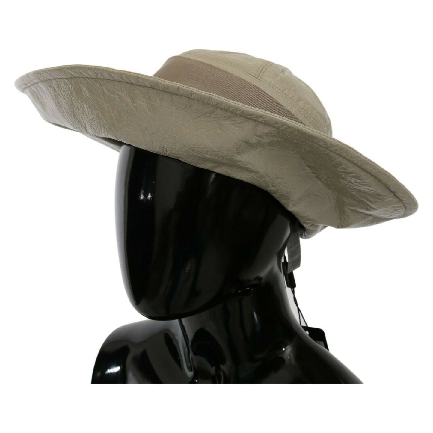 Dolce & Gabbana Elegant Beige Panama Cap - Timeless Fashion Accessory WOMAN HATS Dolce & Gabbana