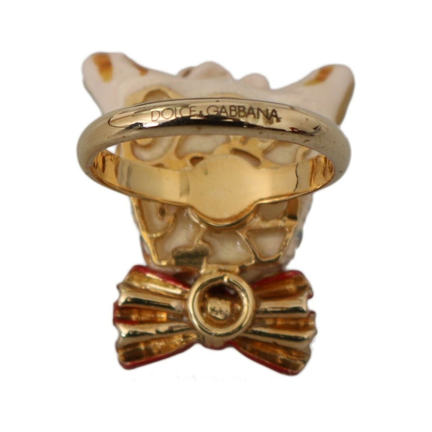 Dolce & Gabbana Elegant Canine Charm Women's Ring Dolce & Gabbana