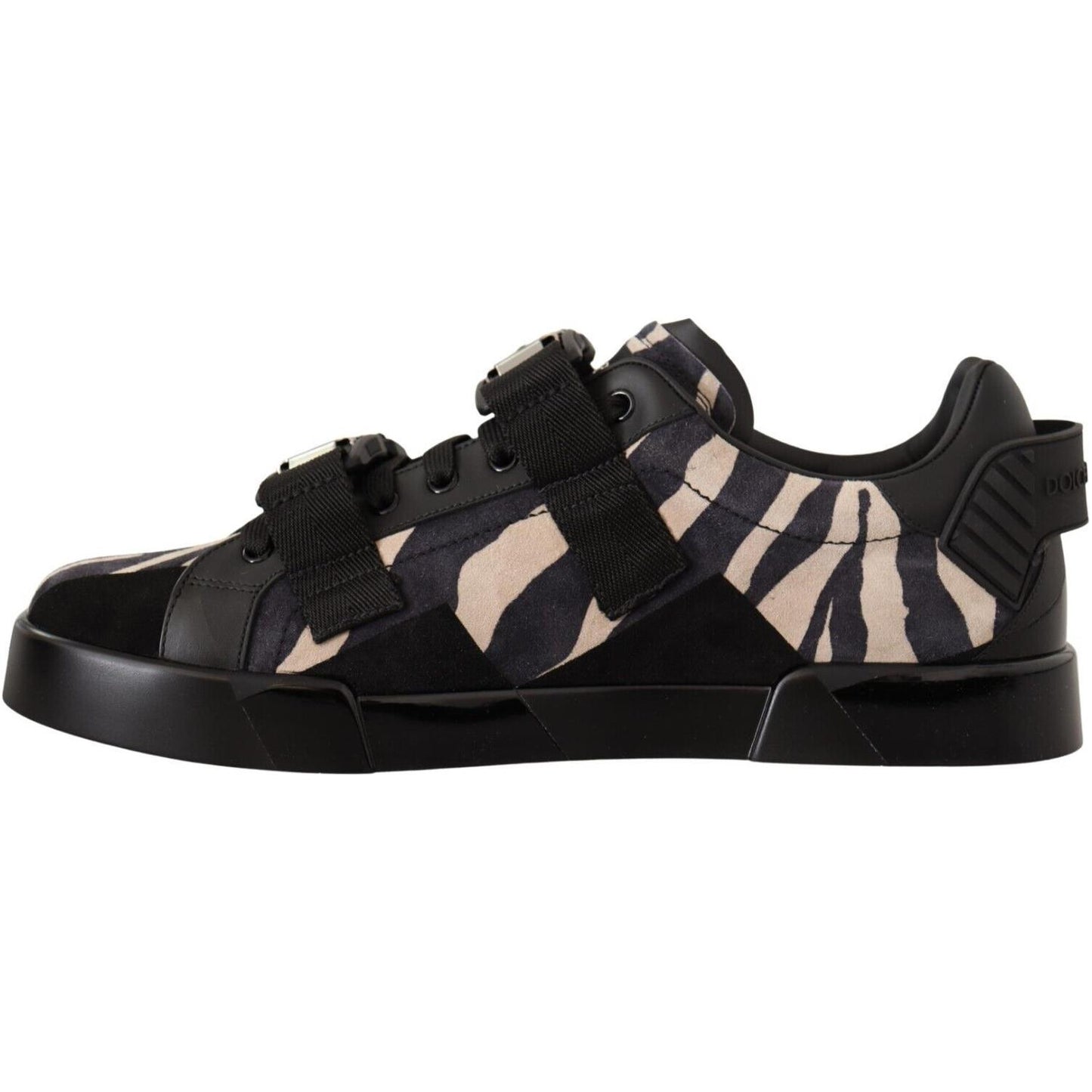 Dolce & Gabbana Zebra Suede Low Top Fashion Sneakers MAN SNEAKERS Dolce & Gabbana