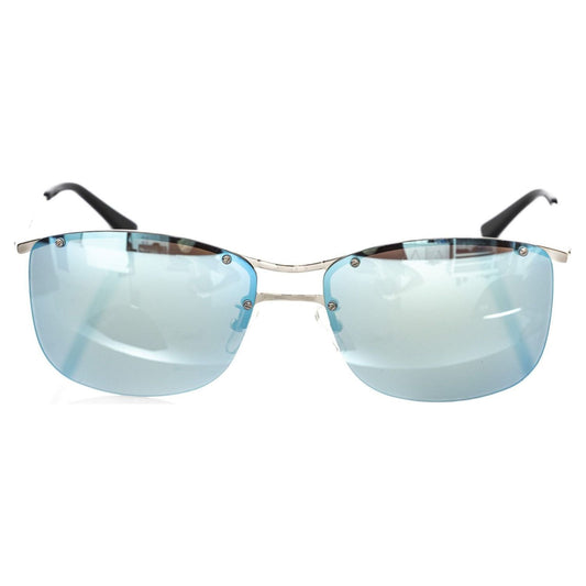 Frankie Morello Silver Metallic Men's Sunglass Frankie Morello