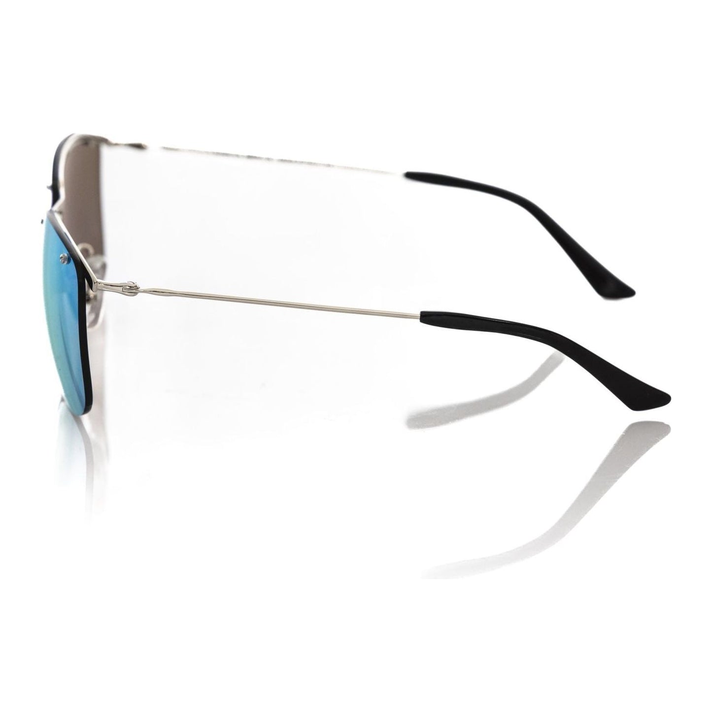 Frankie Morello Silver Metallic Men's Sunglass Frankie Morello