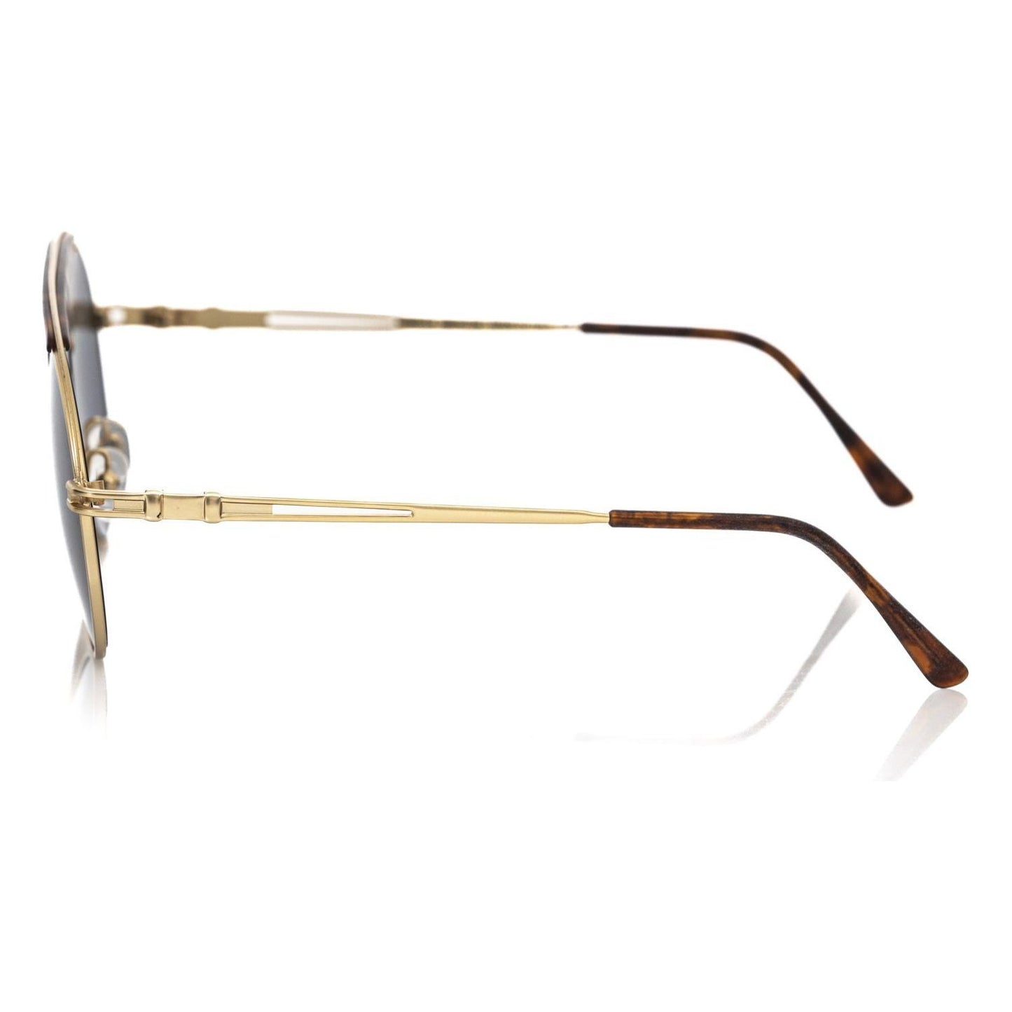 Frankie Morello Brown Metallic Sunglass for Men Frankie Morello