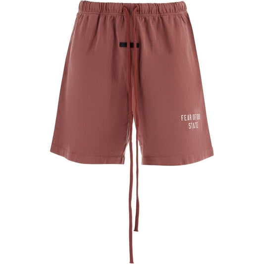 Fear Of God ESSENTIALS heavy jersey soccer shorts