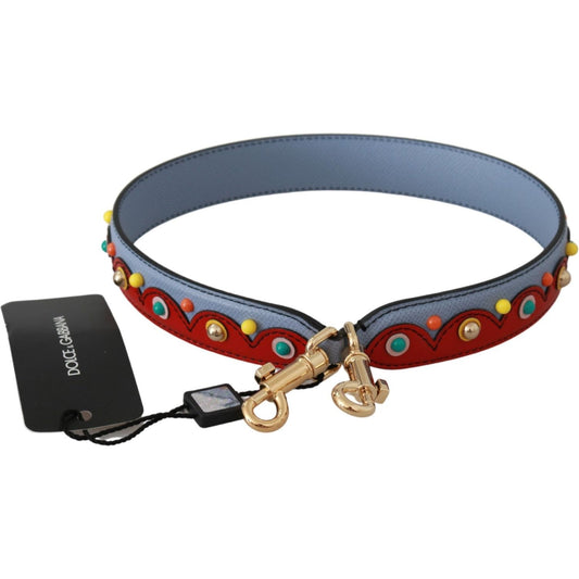 Dolce & Gabbana Elegant Multicolor Leather Shoulder Strap Dolce & Gabbana