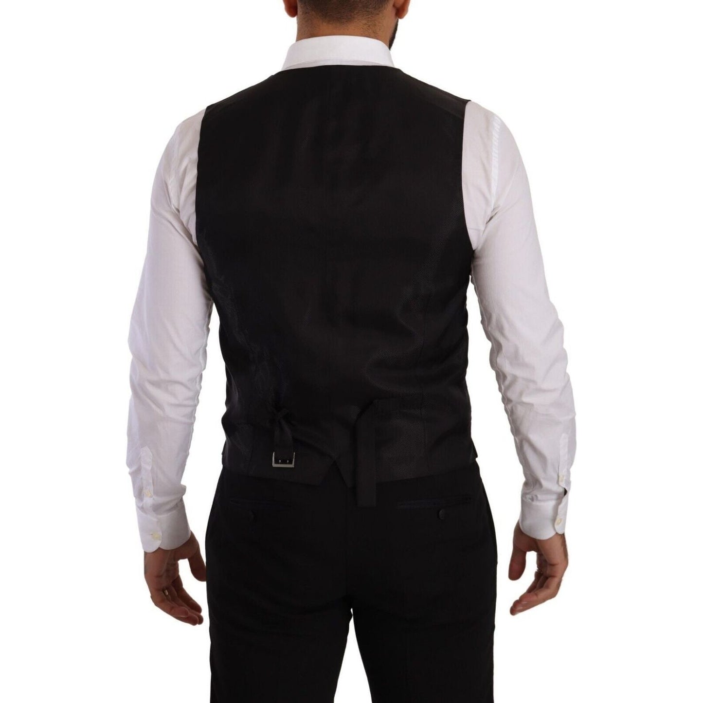 Dolce & Gabbana Sicilia Slim Fit Black Suit Ensemble Dolce & Gabbana