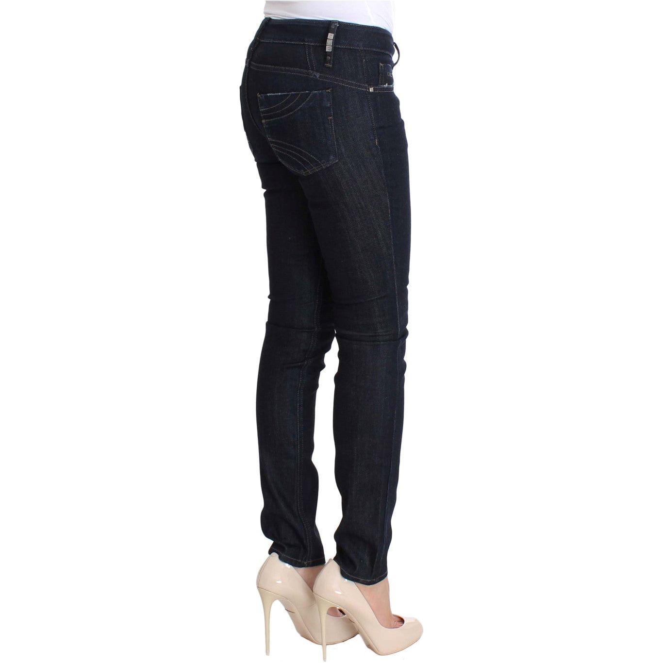 Costume National Chic Slim Fit Skinny Blue Jeans Costume National