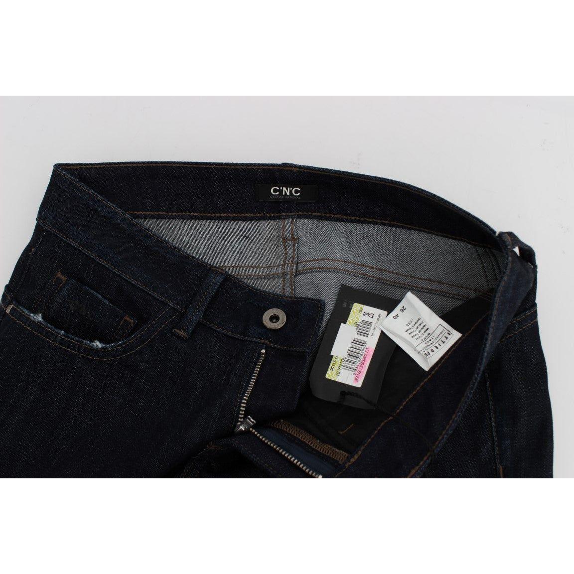 Costume National Chic Slim Fit Skinny Blue Jeans Costume National