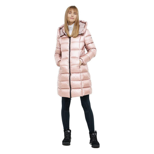 Refrigiwear Pink Nylon Women Jacket WOMAN COATS & JACKETS Refrigiwear