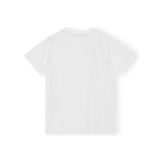 GANNI T-shirts and Polos White Topwear Ganni