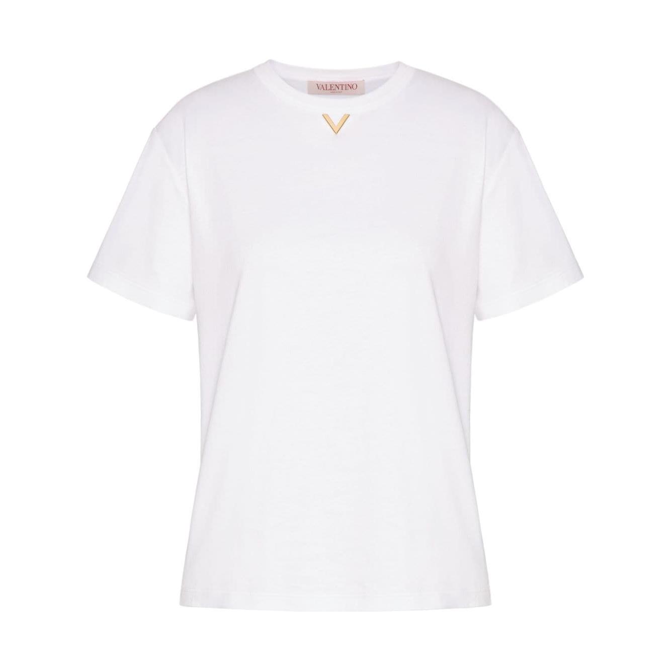 Valentino T-shirts and Polos White Topwear Valentino