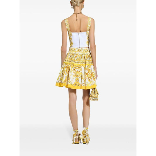 Dolce & Gabbana Top Yellow Topwear Dolce & Gabbana