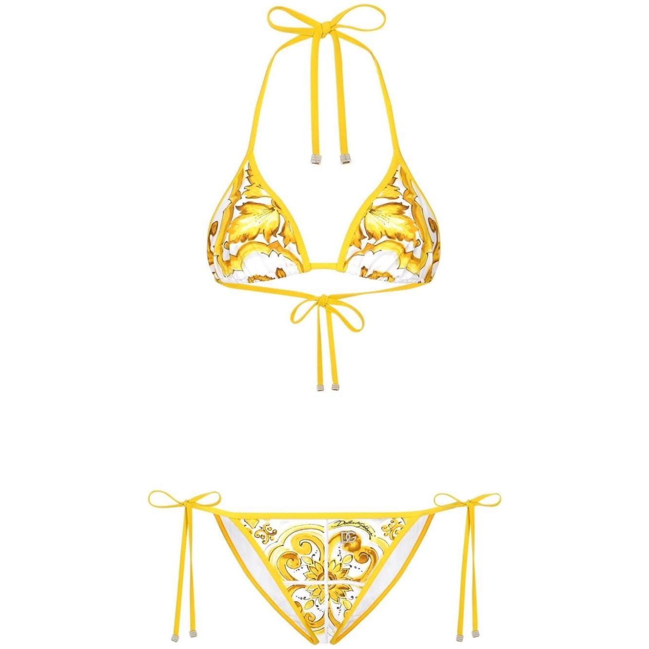 Dolce & Gabbana Sea clothing Yellow Beachwear & underwear Dolce & Gabbana