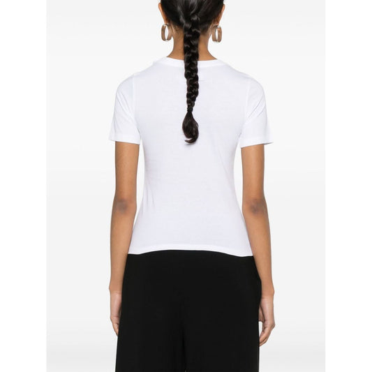 MM6 Maison Margiela T-shirts and Polos White Topwear MM6 Maison Margiela