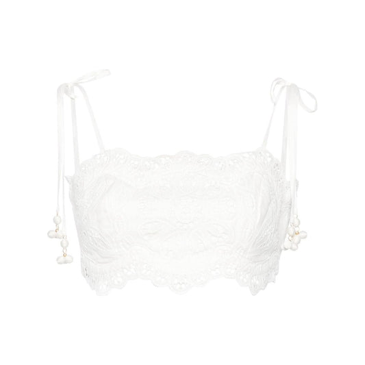 Zimmermann Top White Topwear Zimmermann