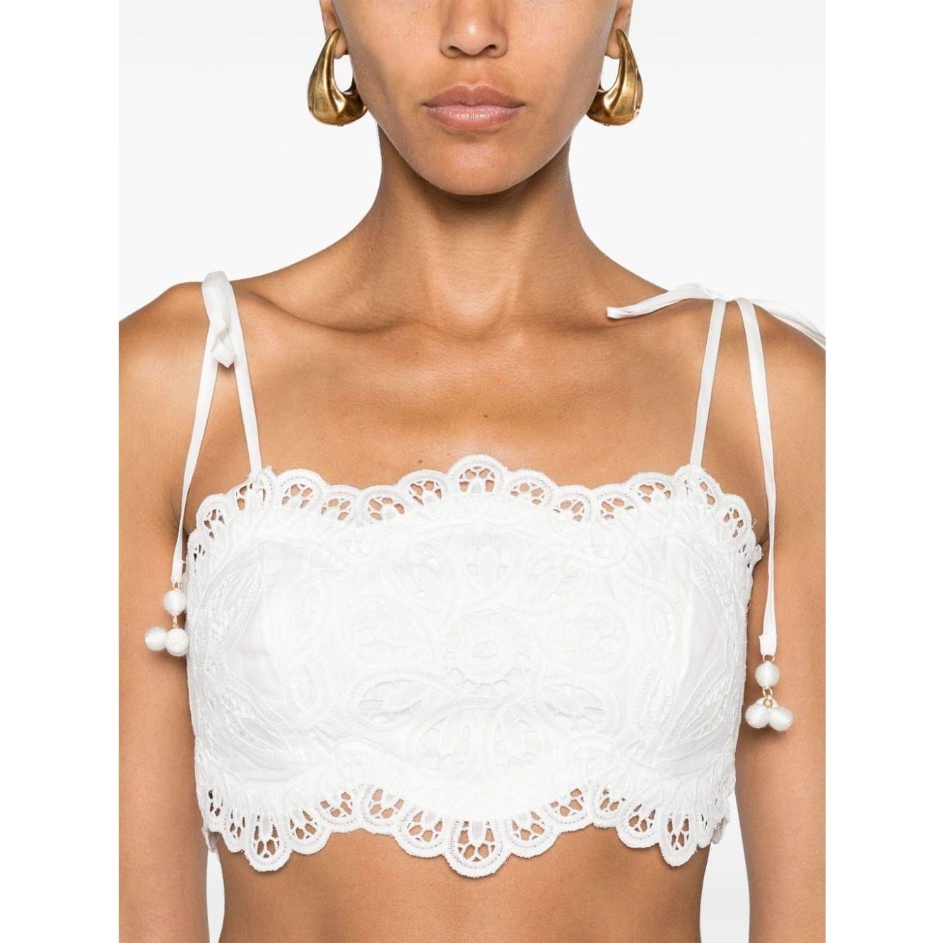 Zimmermann Top White Topwear Zimmermann