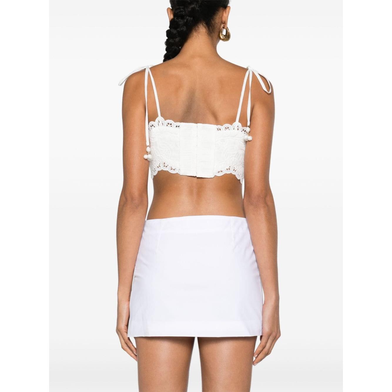 Zimmermann Top White Topwear Zimmermann