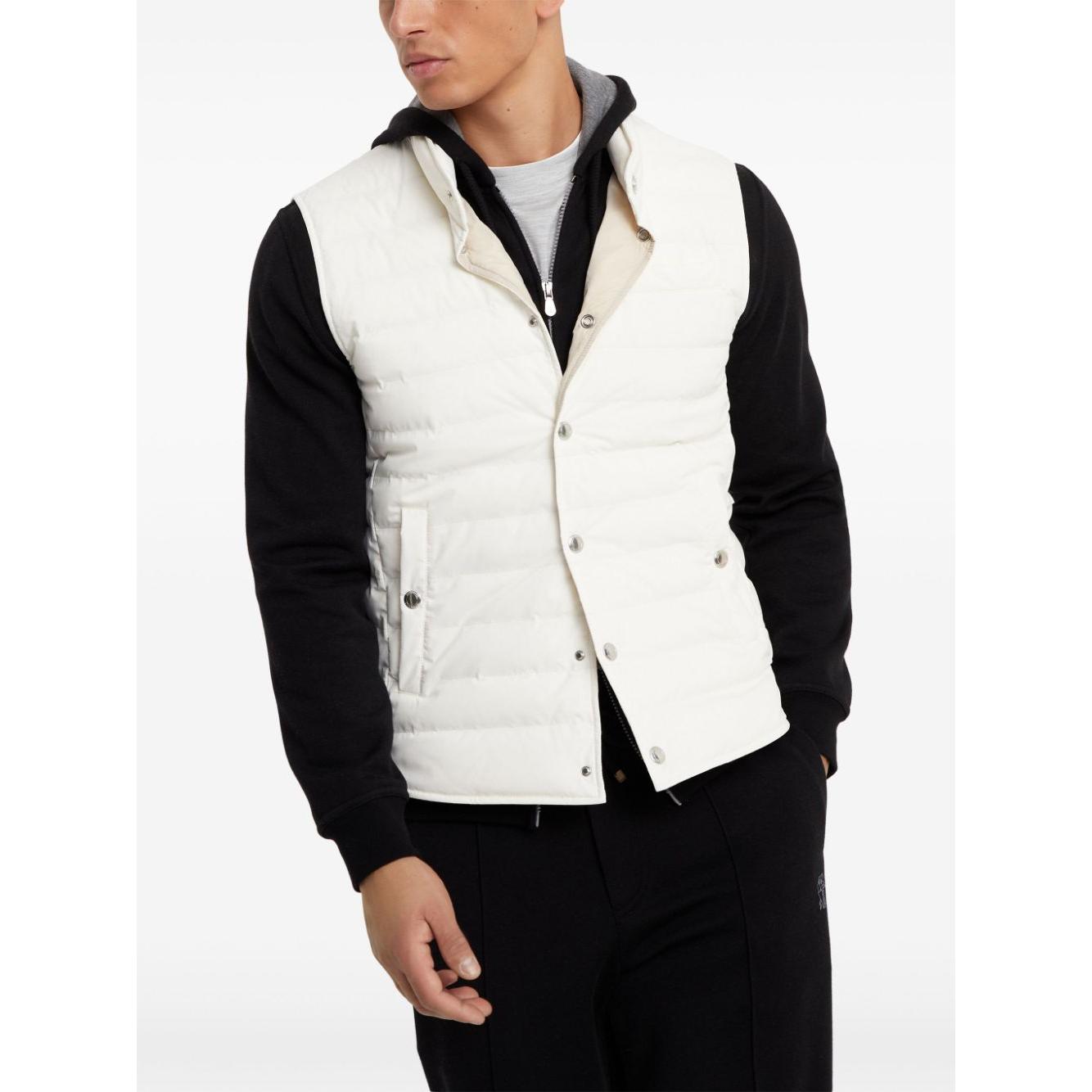 Brunello Cucinelli Brunello Cucinelli Jackets White Vests Brunello Cucinelli