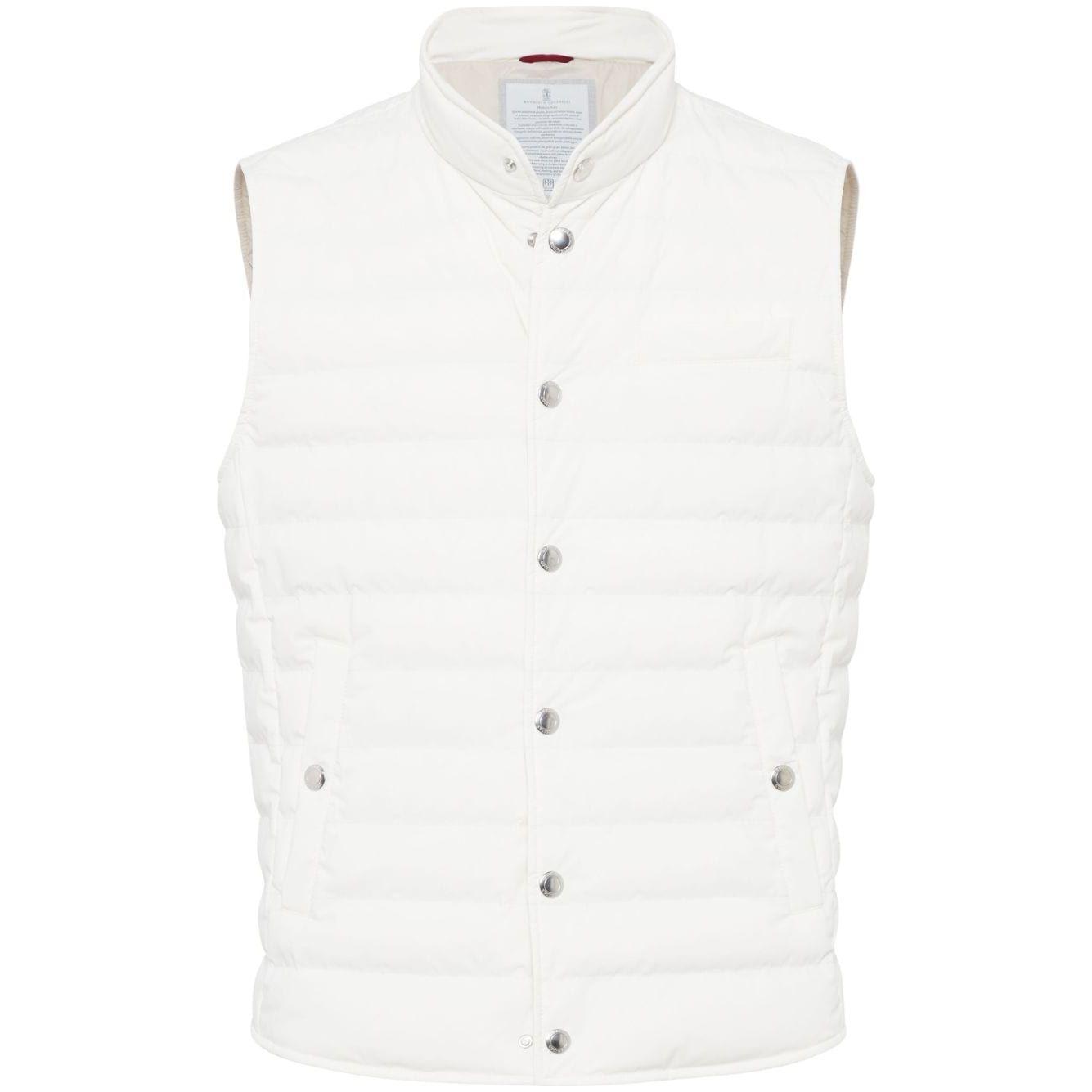 Brunello Cucinelli Brunello Cucinelli Jackets White Vests Brunello Cucinelli