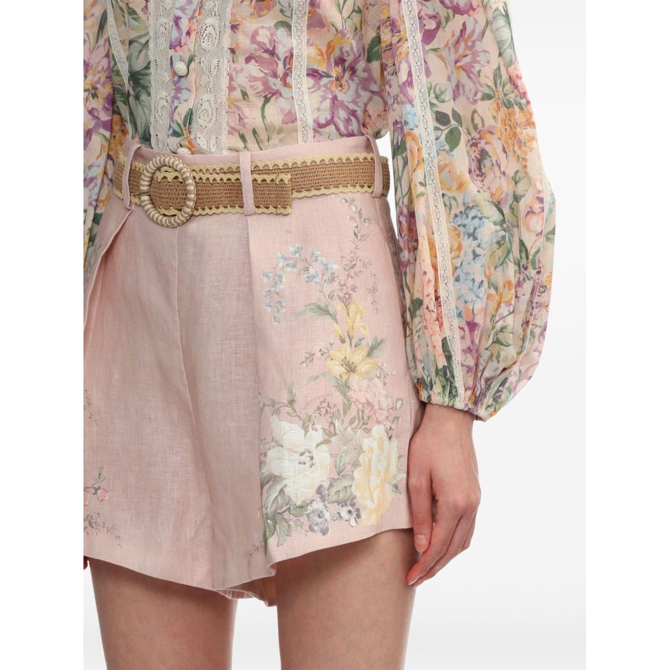 Zimmermann Shorts Pink Short trousers Zimmermann