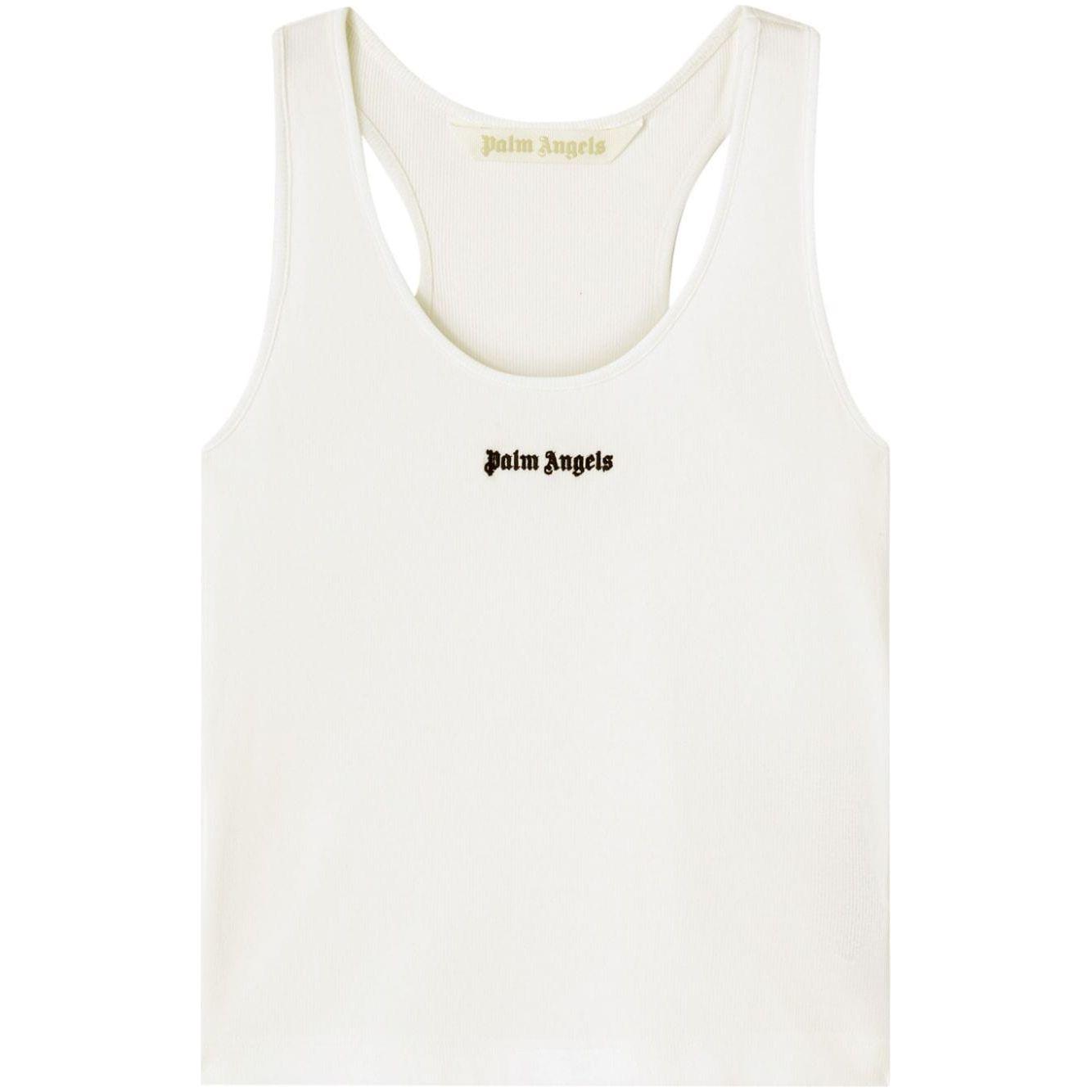 Palm Angels Top White Topwear Palm Angels