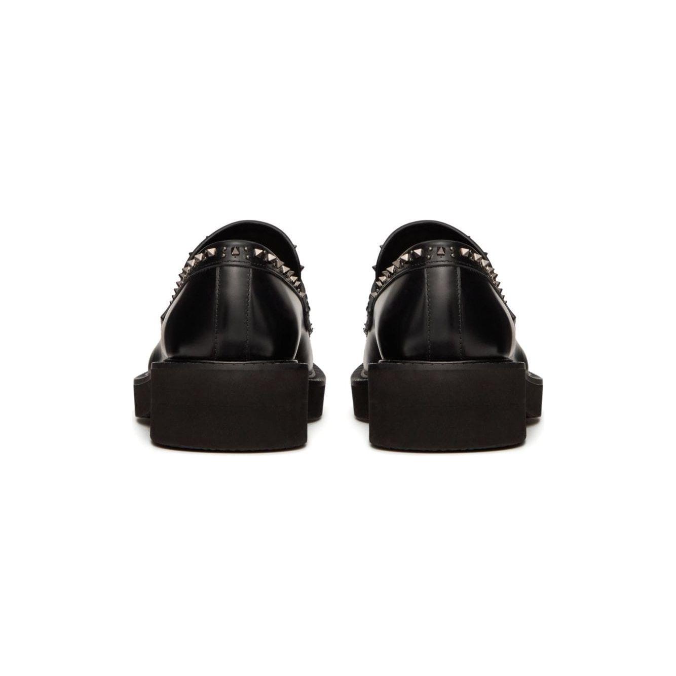 Valentino Garavani Loafers men shoes Black Moccasins Valentino Garavani