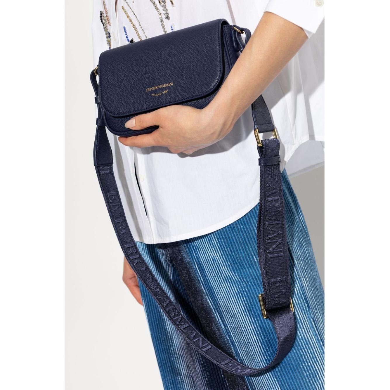 Emporio Armani Bags.. Blue Clutches Emporio Armani