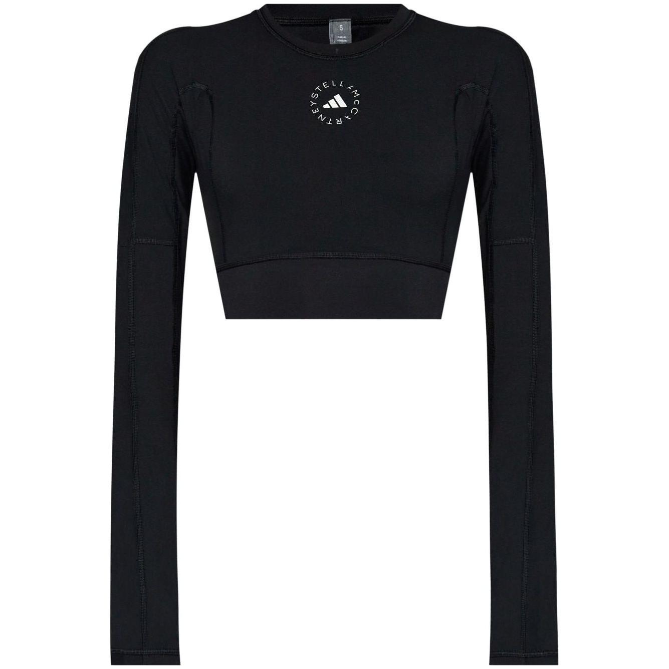 Adidas By Stella McCartney T-shirts and Polos Black Topwear Adidas By Stella McCartney