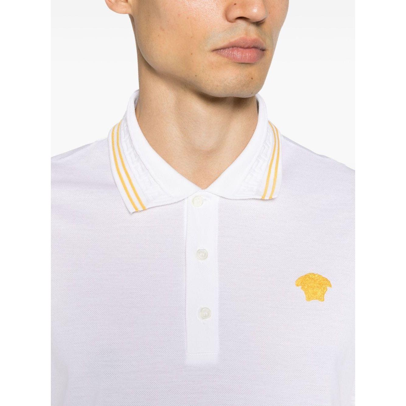 Versace T-shirts and Polos White Topwear Versace