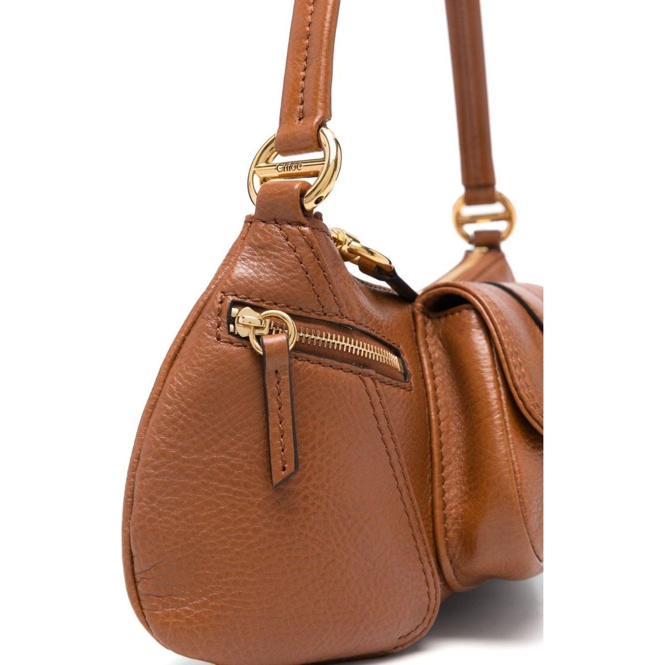 Chloè Bags.. Leather Brown Shoulder Chloè