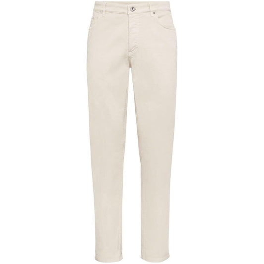 Brunello Cucinelli Jeans Beige Jeans Brunello Cucinelli