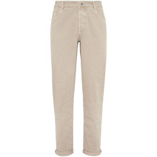 Brunello Cucinelli Jeans Beige Jeans Brunello Cucinelli