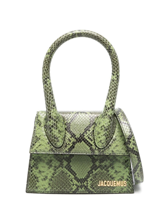 JACQUEMUS Le Chiquito Moyen Tote Bag Green Handbag JACQUEMUS