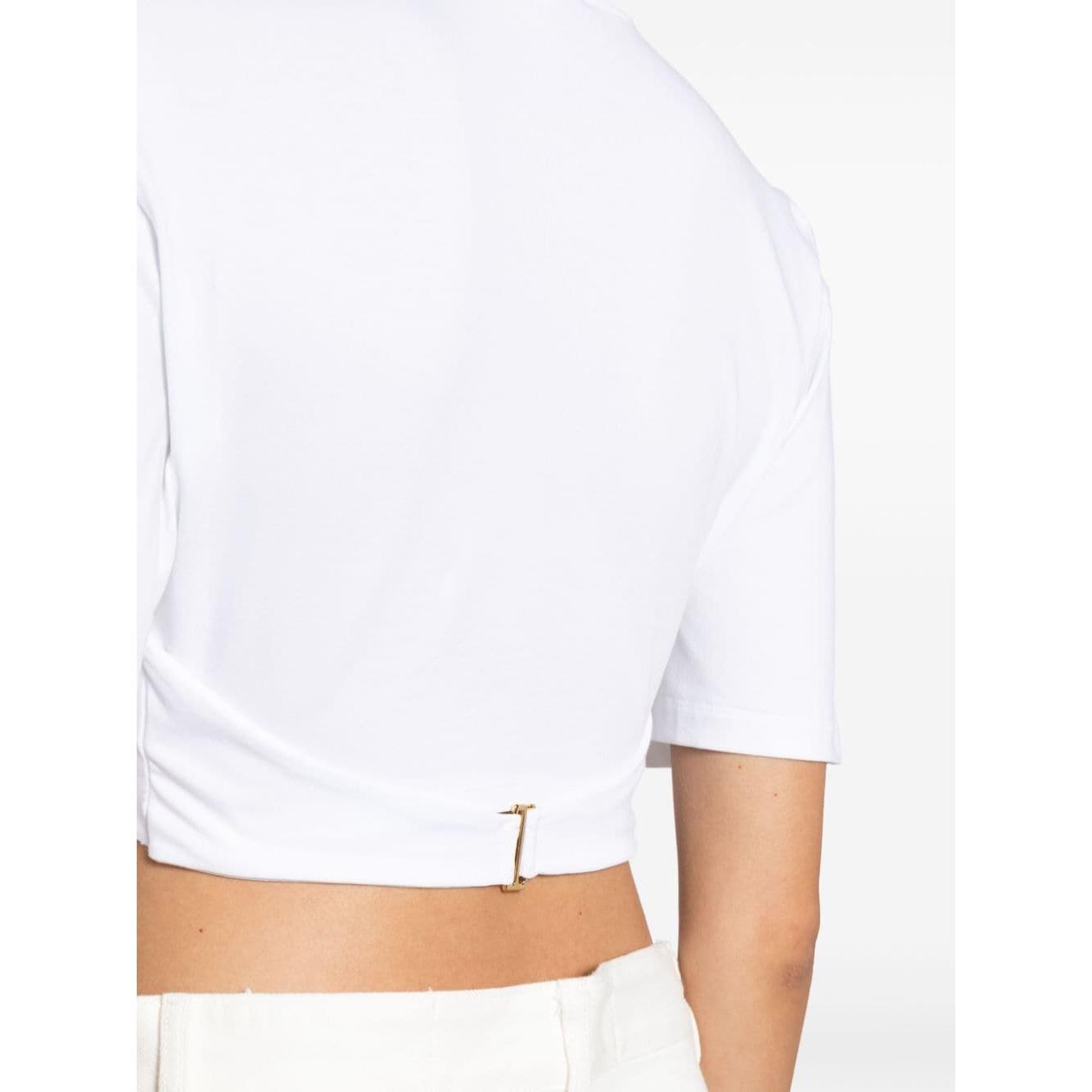 JACQUEMUS T-shirts and Polos White Topwear JACQUEMUS