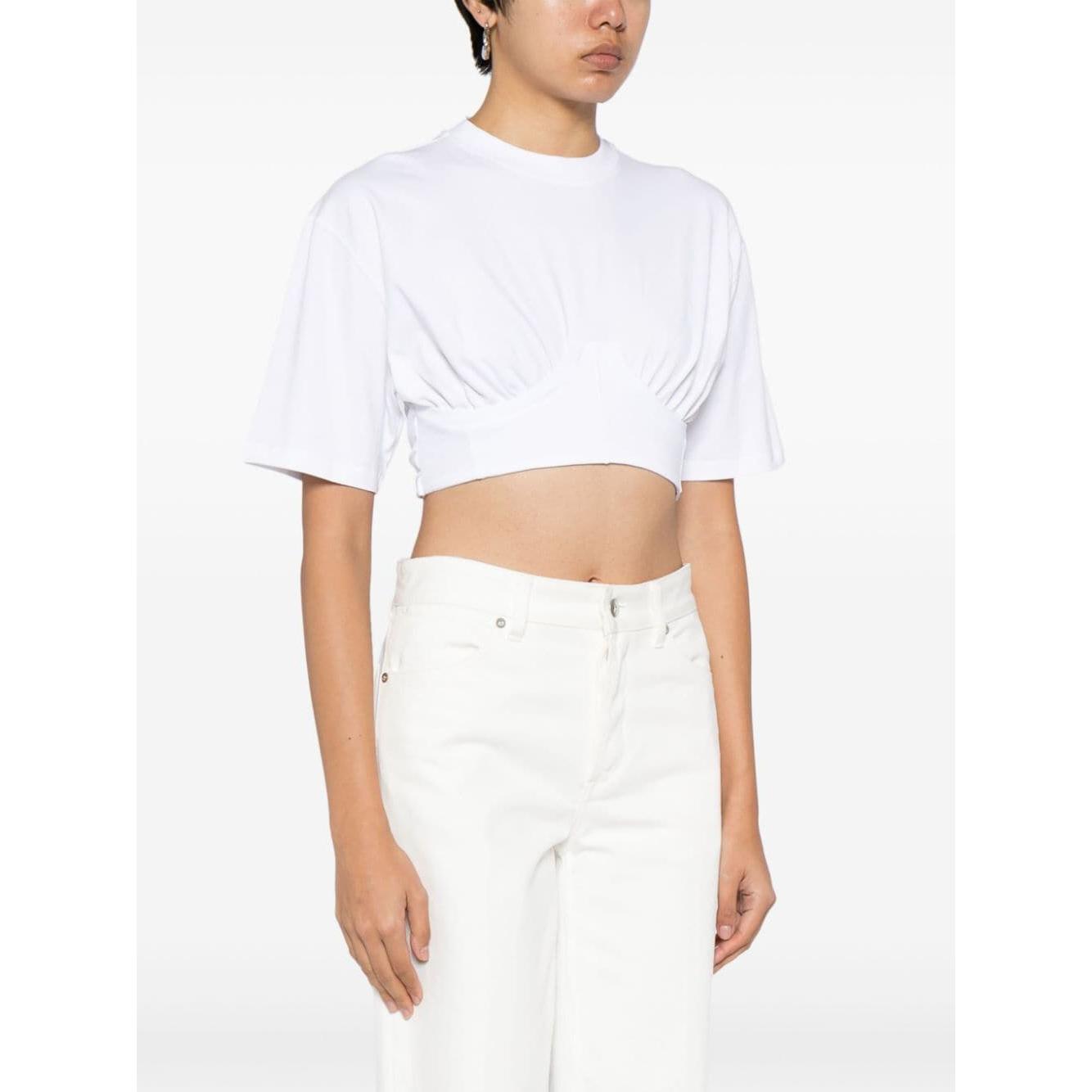 JACQUEMUS T-shirts and Polos White Topwear JACQUEMUS