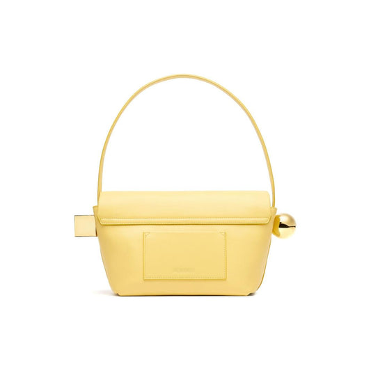 JACQUEMUS Le Rond Carré shoulder bagYellow Shoulder JACQUEMUS