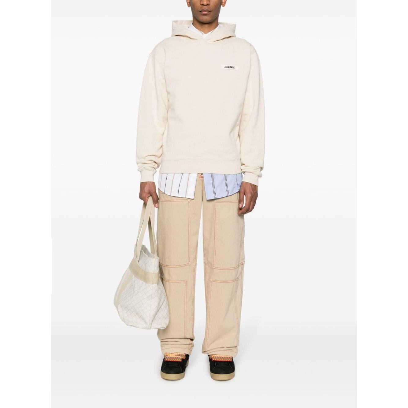 JACQUEMUS Sweaters Beige Topwear JACQUEMUS