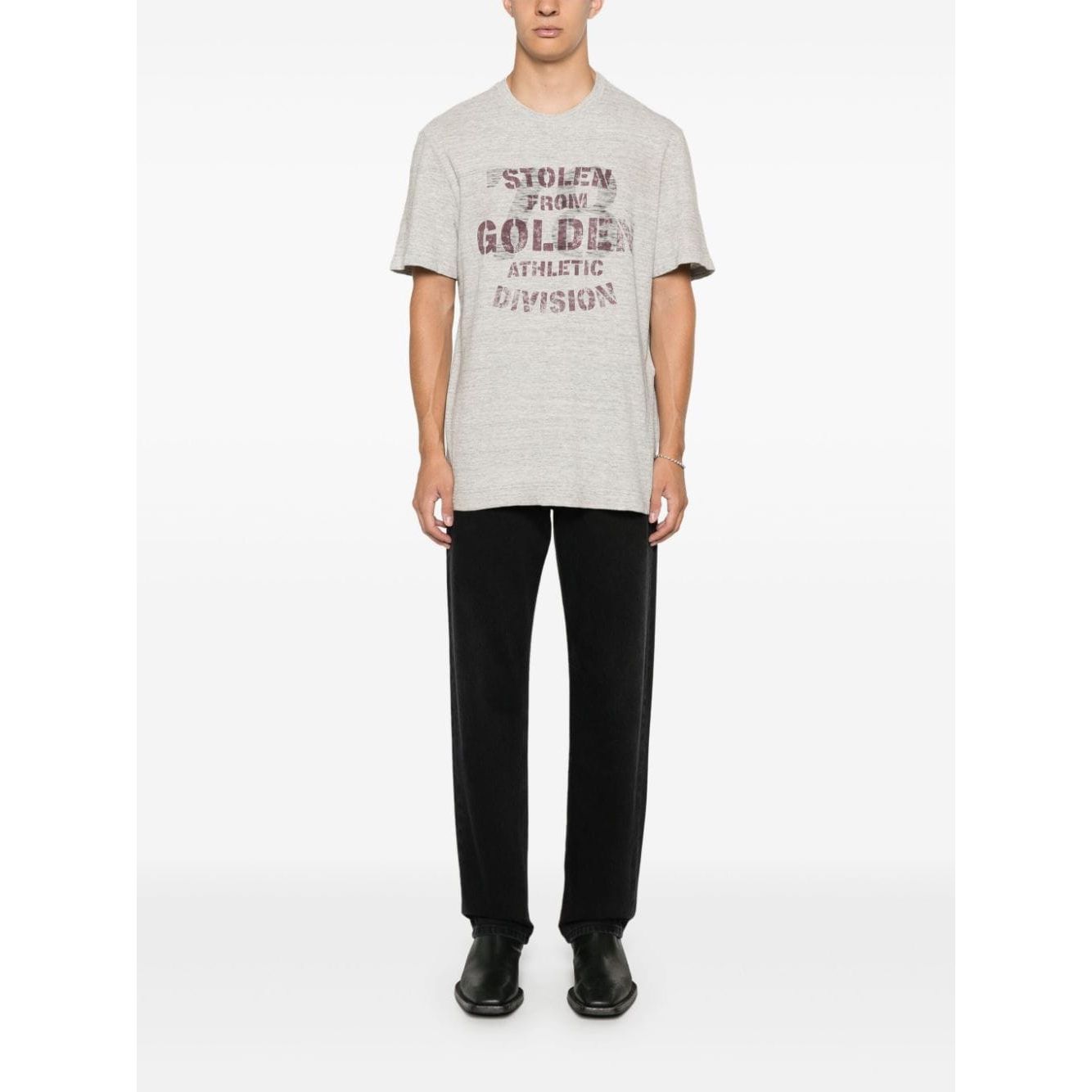 Golden Goose T-shirts and Polos Grey Topwear Golden Goose