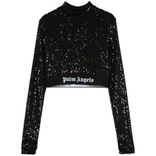 Palm Angels Top Black Topwear Palm Angels