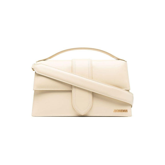 JACQUEMUS Le Bambinou ivory white calf leather Bag Handbag JACQUEMUS