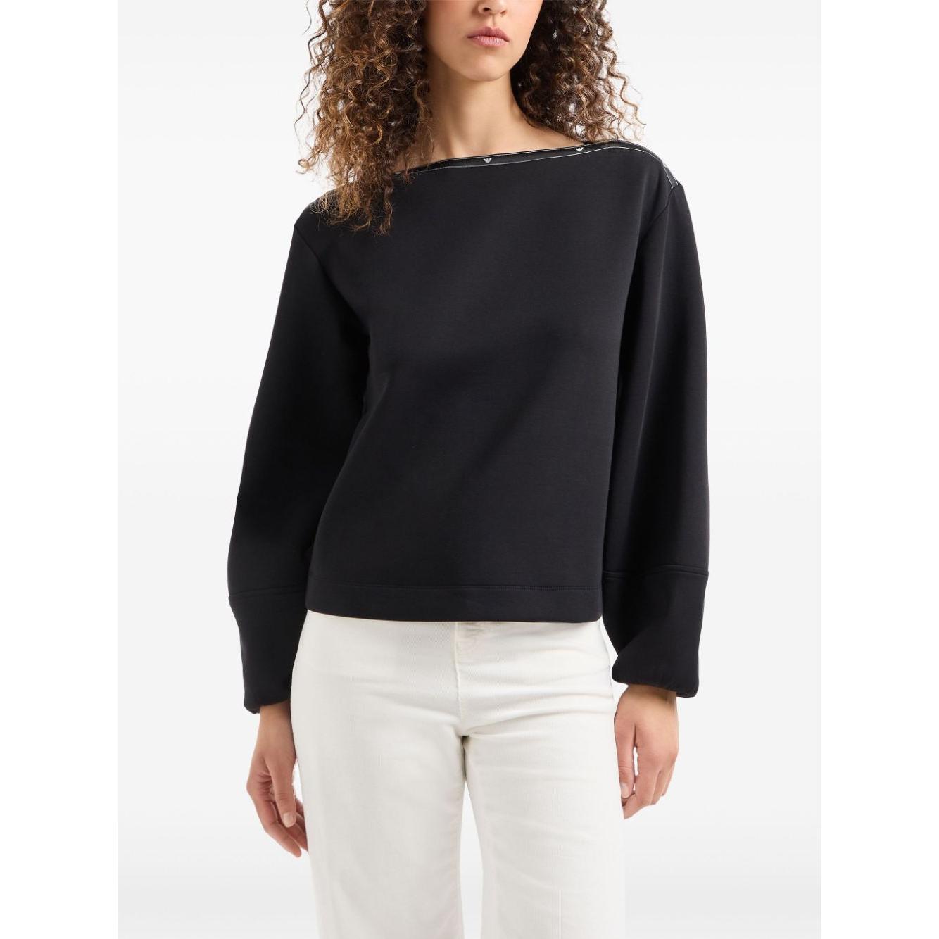 Emporio Armani Sweaters Black Topwear Emporio Armani