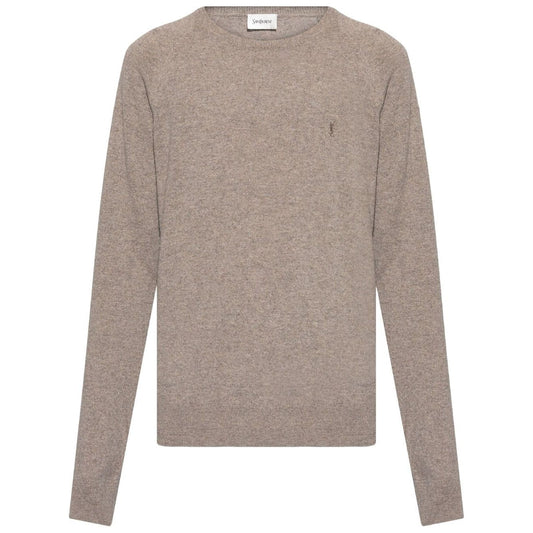 Saint Laurent  Sweaters Dove Grey Topwear Saint Laurent