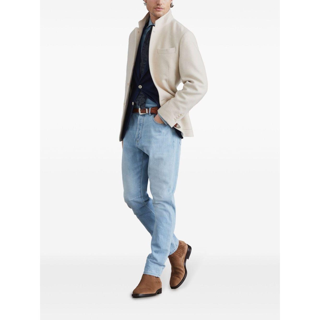 Brunello Cucinelli Jeans Clear Blue Jeans Brunello Cucinelli