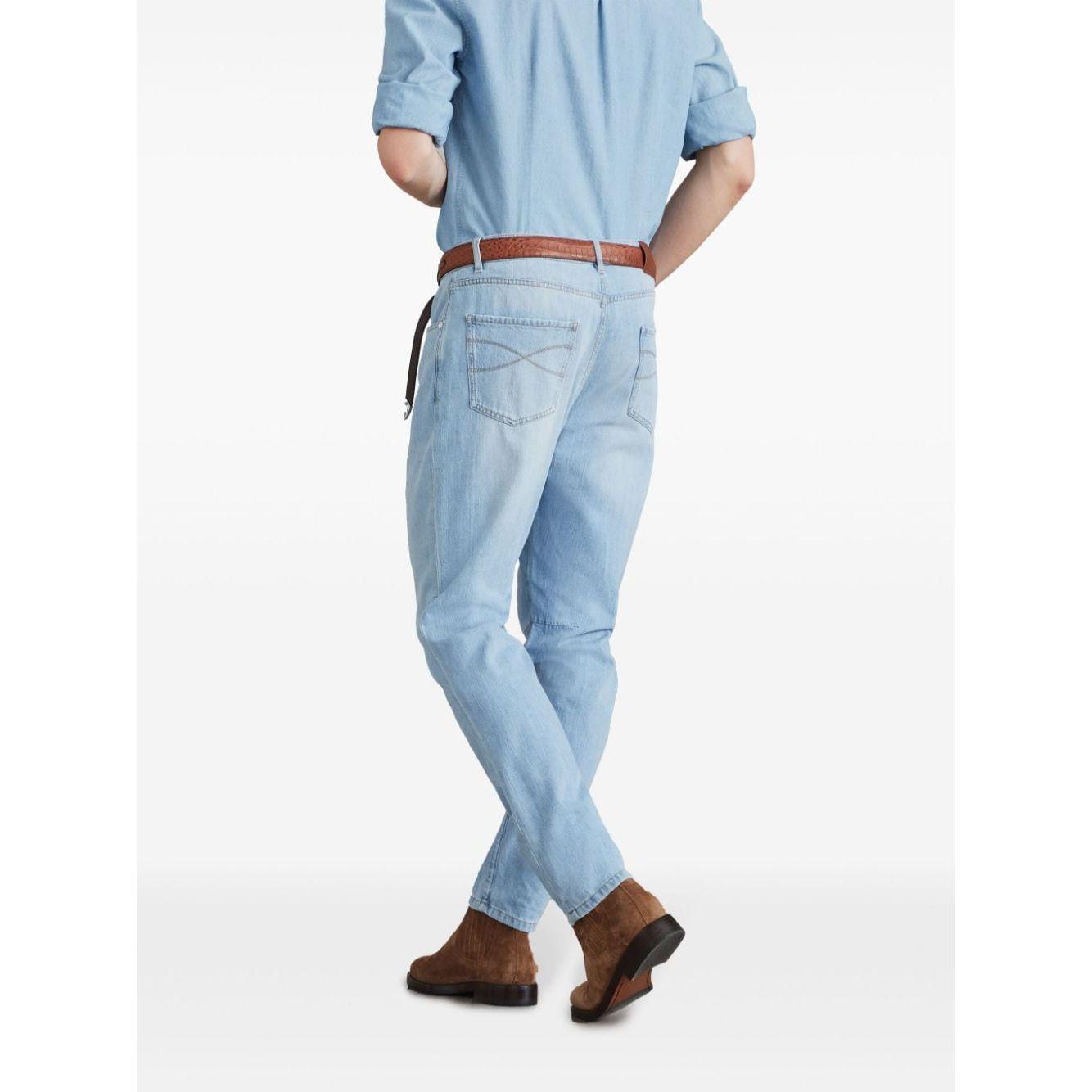 Brunello Cucinelli Jeans Clear Blue Jeans Brunello Cucinelli