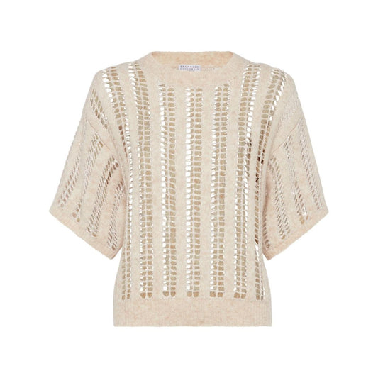 Brunello Cucinelli Sweaters Beige Topwear Brunello Cucinelli