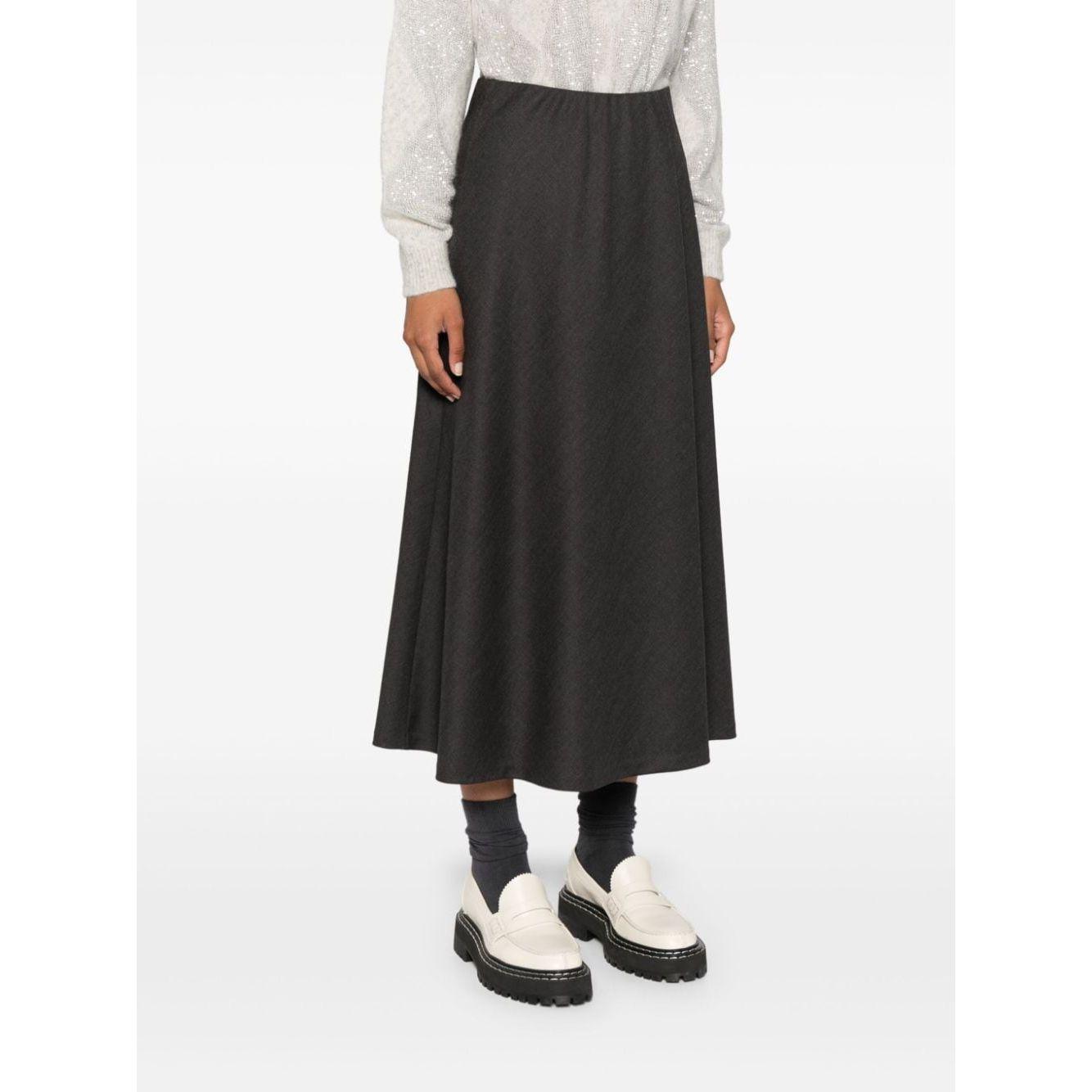 Brunello Cucinelli Skirts Grey Skirts Brunello Cucinelli