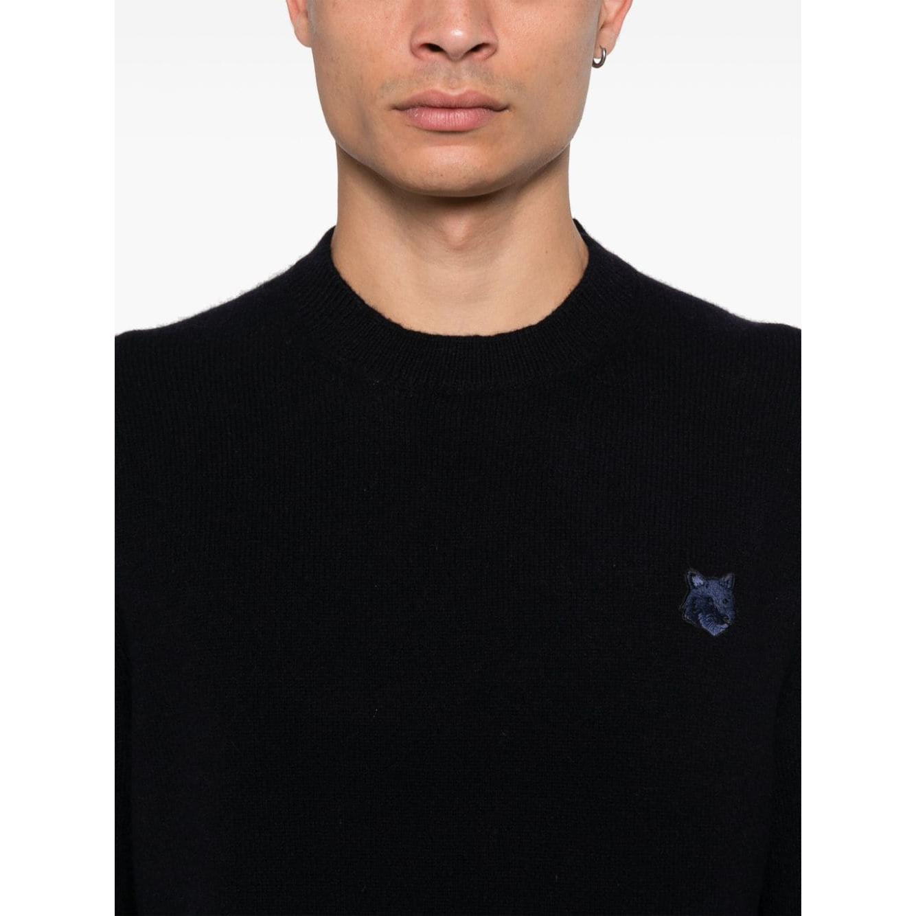 MAISON KITSUNE' Sweaters Blue Topwear Maison Kitsune'