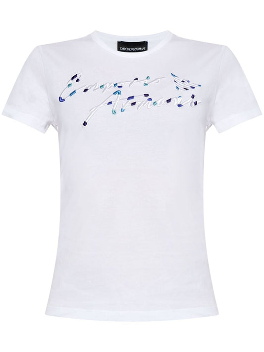 Emporio Armani T-shirts and Polos White