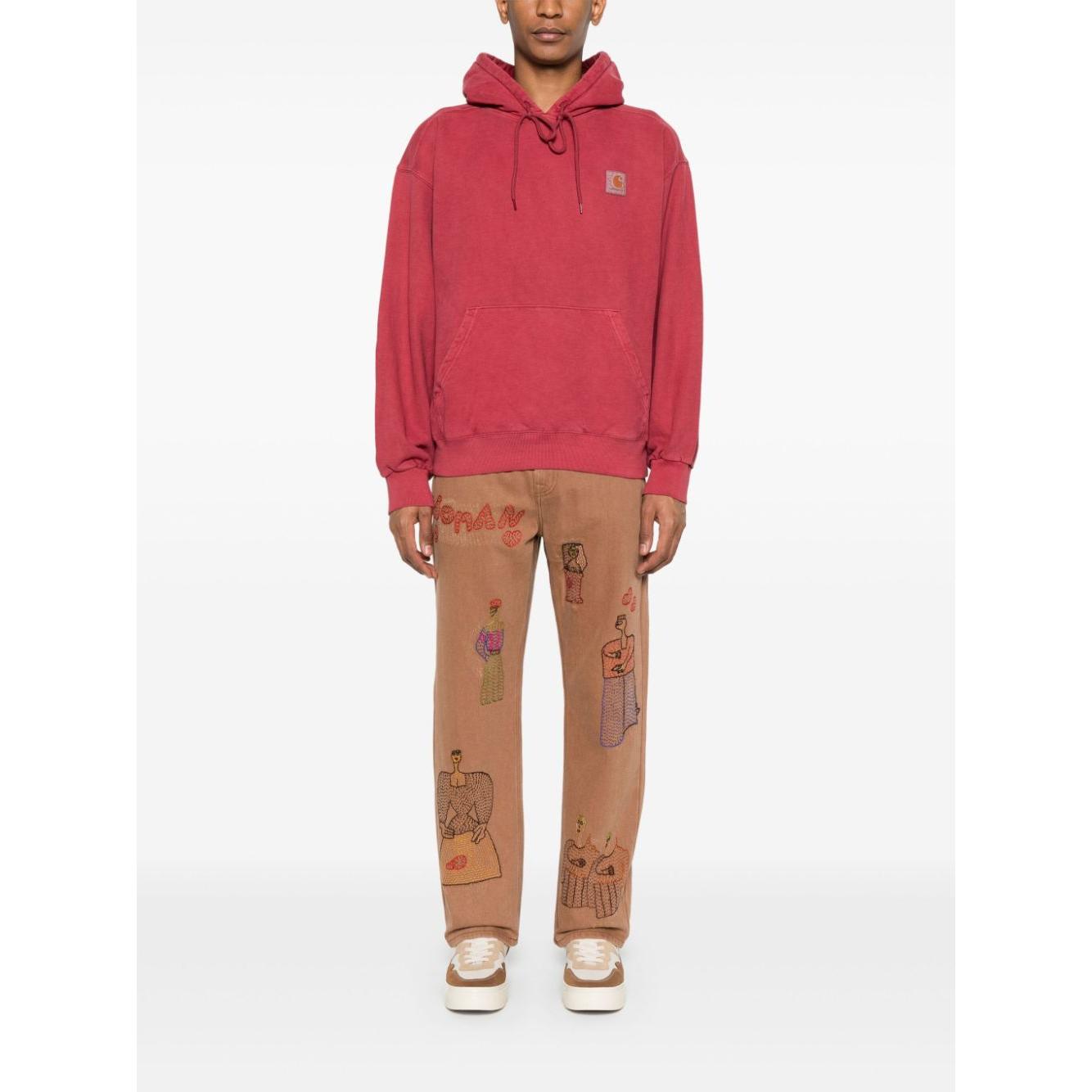 Carhartt Wip Main CARHARTT WIP MAIN Sweaters Red Topwear Carhartt Wip Main