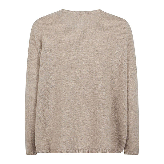 Apuntob Sweaters Beige Topwear Apuntob