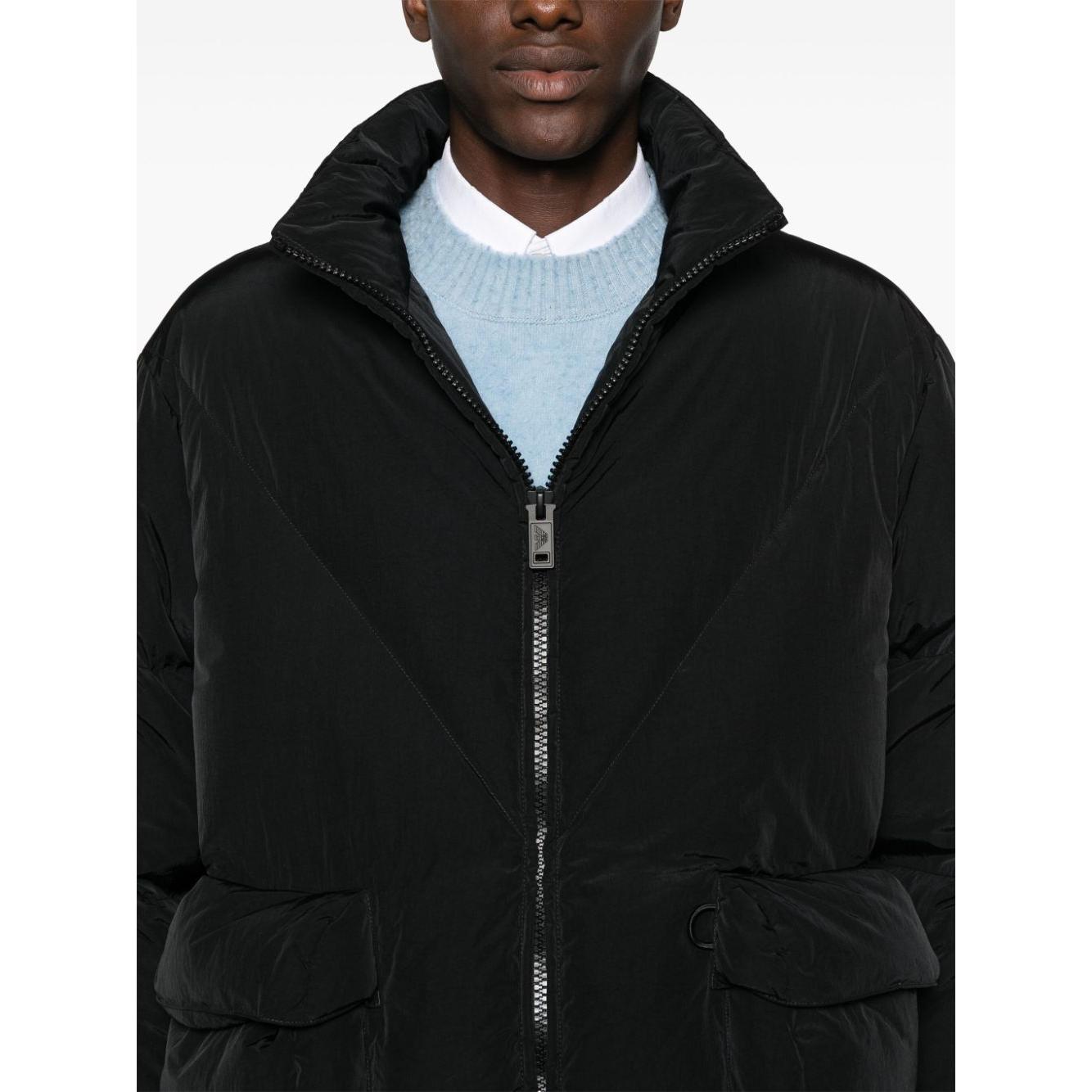 Emporio Armani Coats Black Jackets Emporio Armani